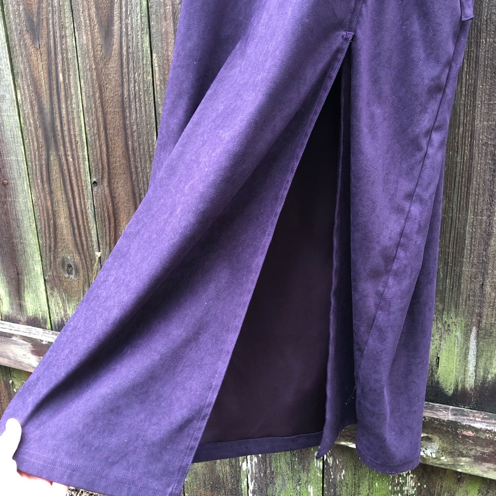 Eric Charles Vintage Smock Dress Pinafore Jumper Size M Purple - Picture 6 of 13
